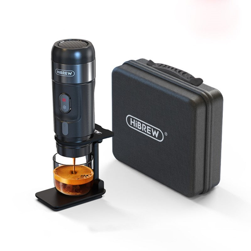 Portable Mini Italian Espresso Maker – Small, Fully Automatic Handheld Coffee Machine |  Perfect Outdoor Travel Kit for Fresh Espresso Anywhere"