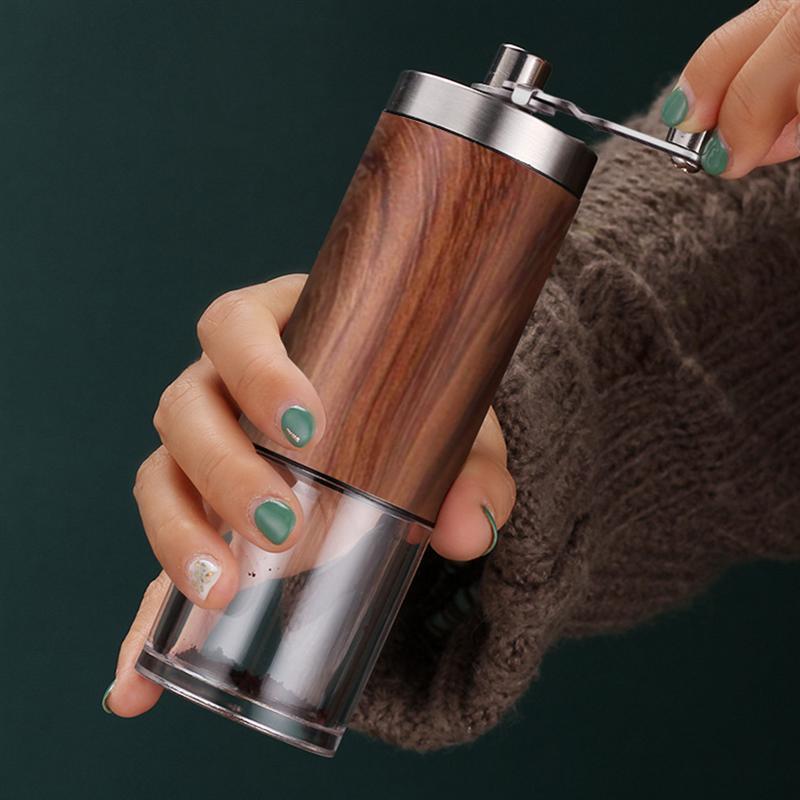 Portable Hand-Cranked Coffee Bean Grinder – Freshly Ground Coffee Anytime, Anywhere